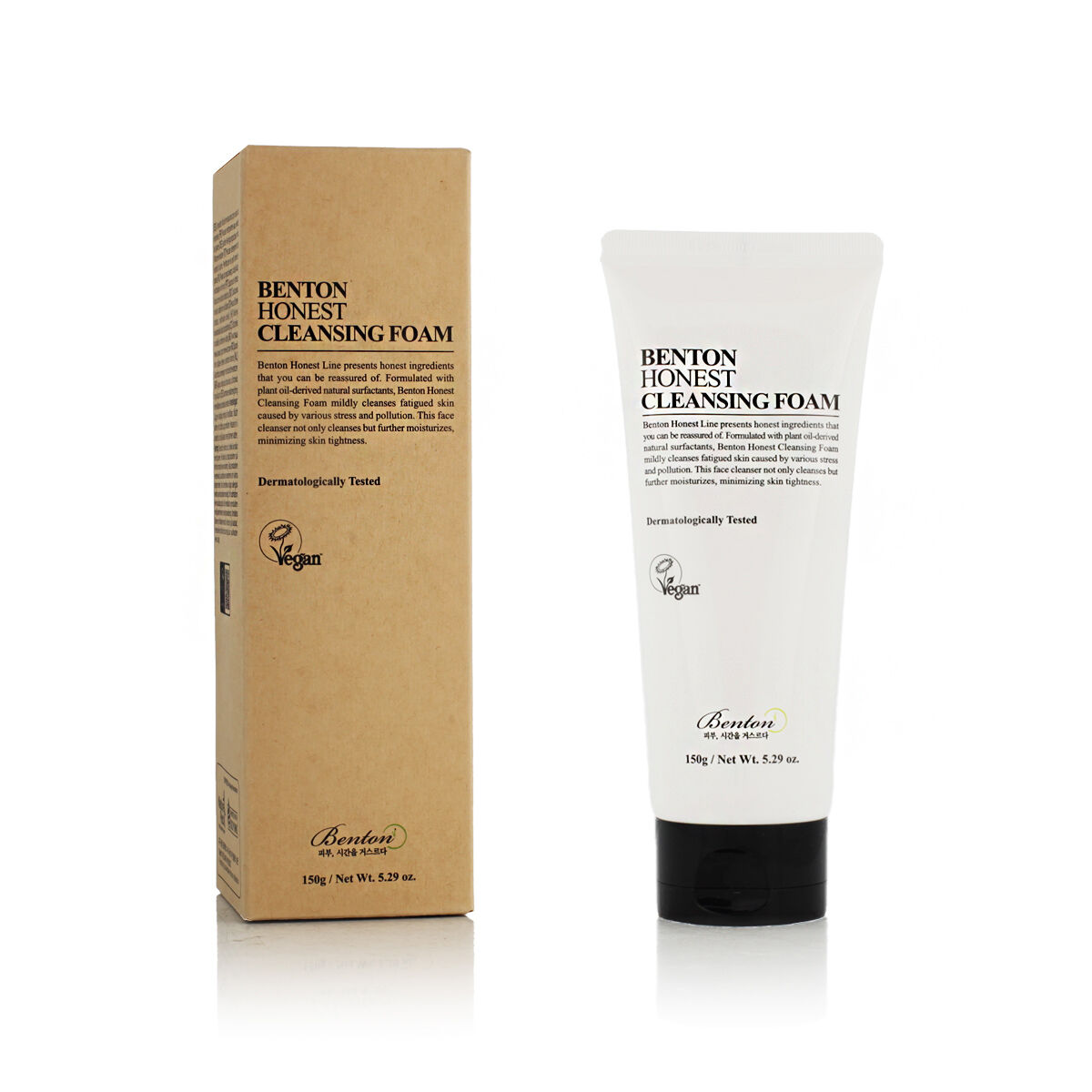 Reinigingsschuim Benton Honest 150 g